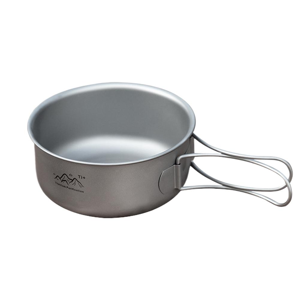 Camping Cooking Backpack - Titanium Camping Pot Ultralight Outdoor Cookware