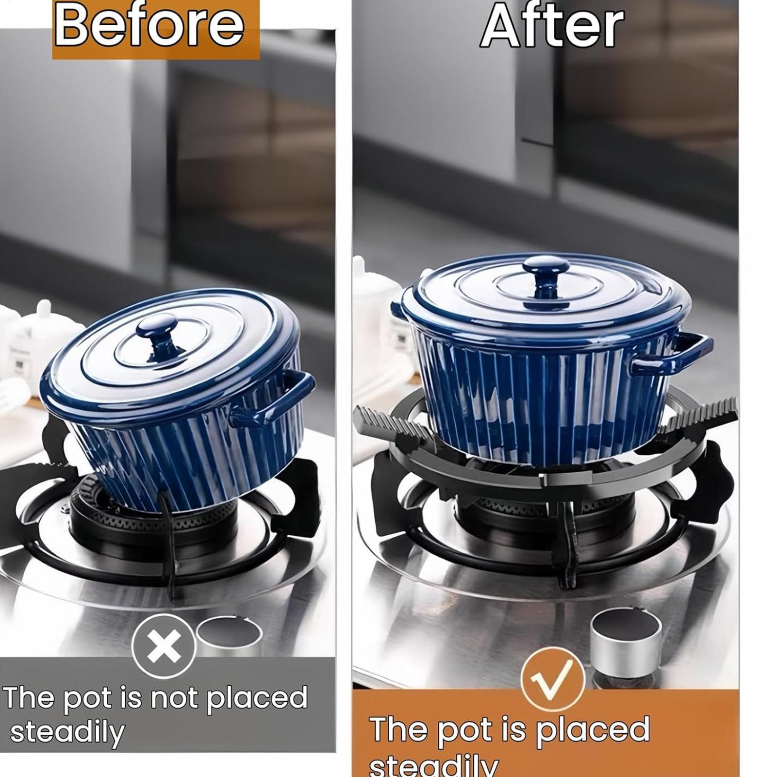 Camping No Cooking Meals - Stove Top Metal Rings Stove Holder