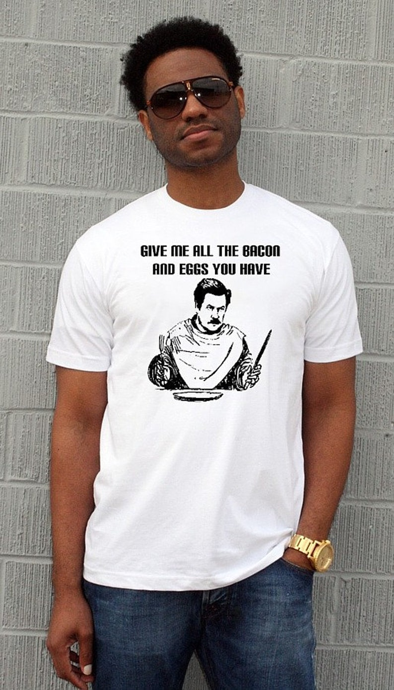 Camping Cooking Gifts - Ron Swanson Carnivore Shirt Funny Words