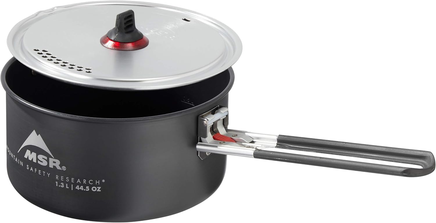 Camping Lightweight Cooking Pot - Nonstick Ceramic Coated Solo Camping Cook