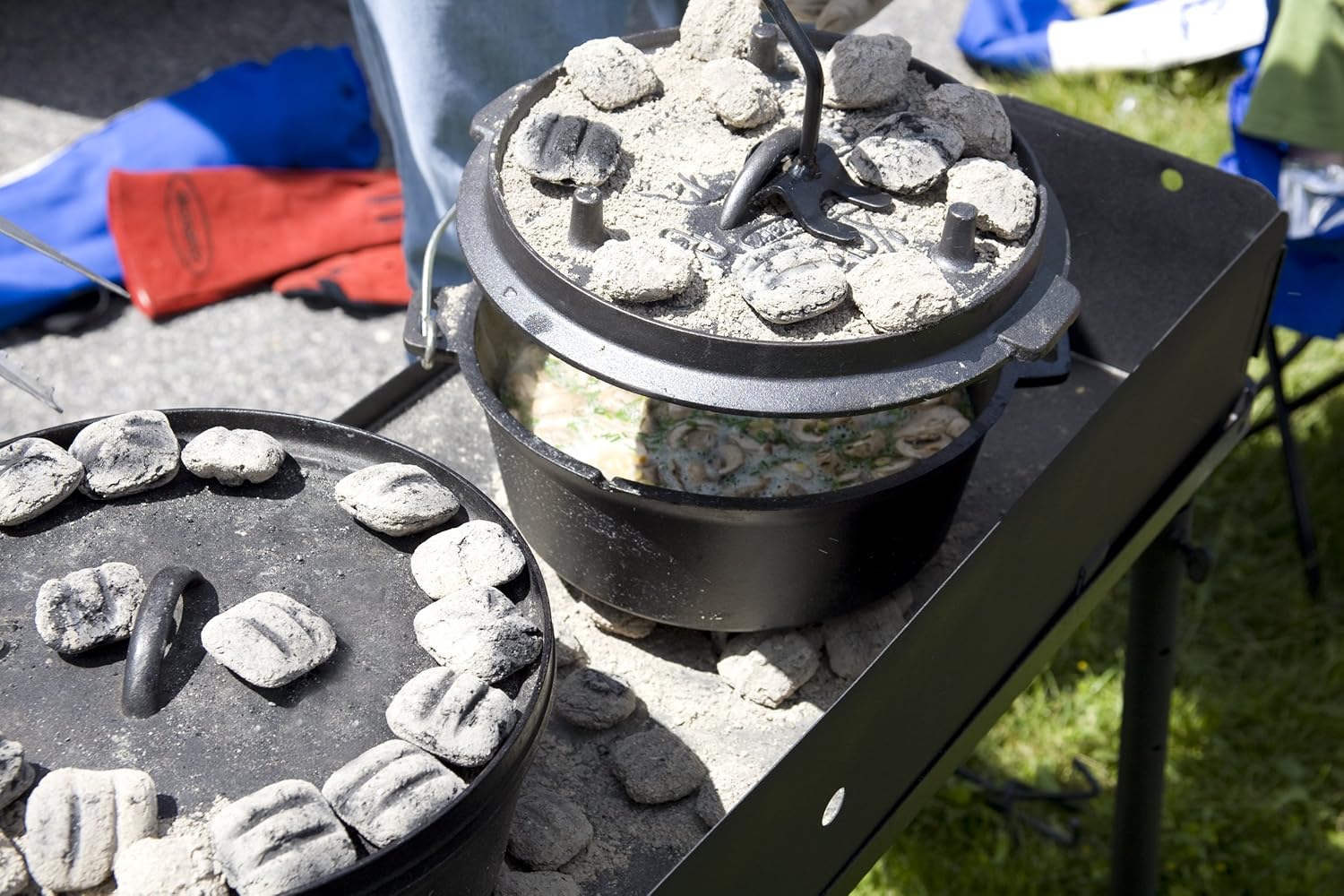 32-Inch Portable Camping Table - Camping Outdoor Cooking Table reseña y precio
