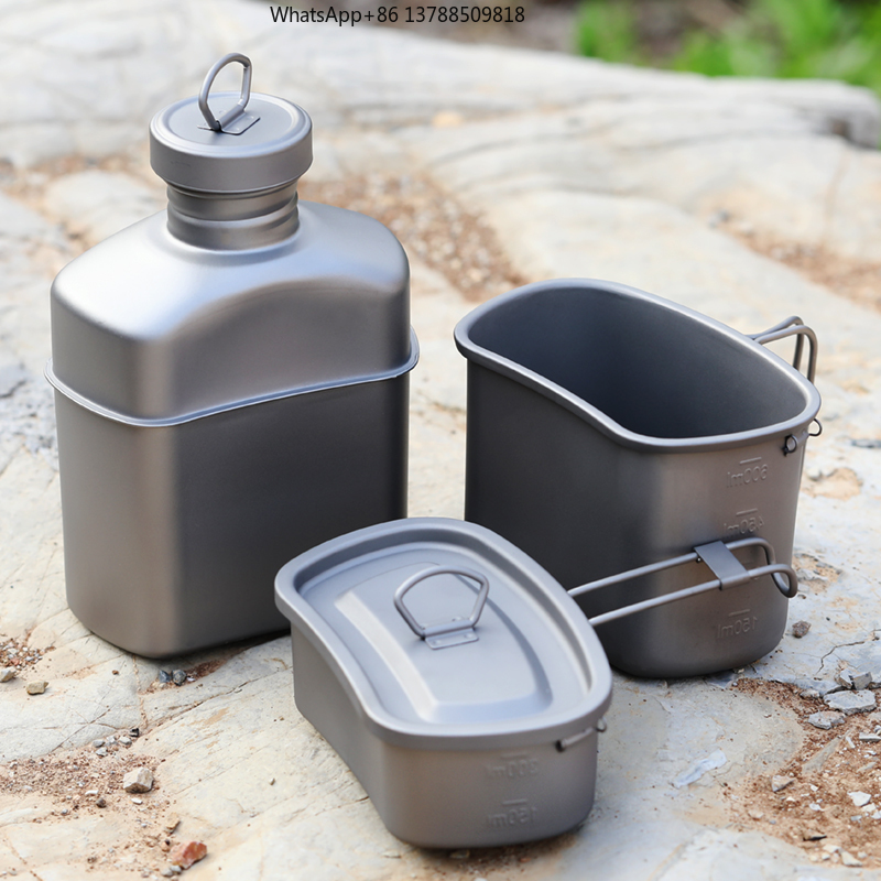 Outdoor Camping Titanium Drink - Camping Cooking Essentials Kit reseña y precio