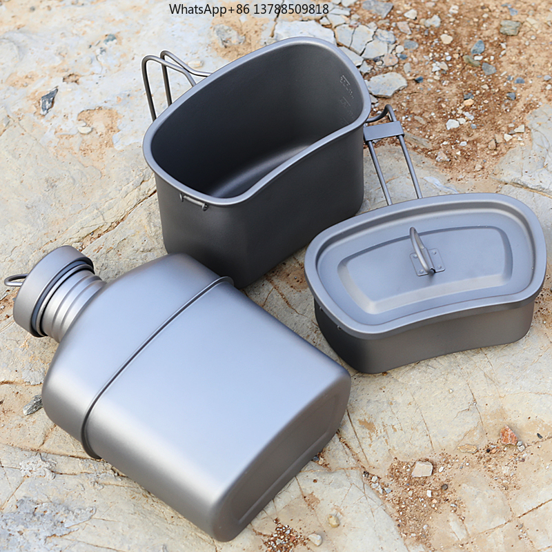 Outdoor Camping Titanium Drink - Camping Cooking Essentials Kit reseña y precio