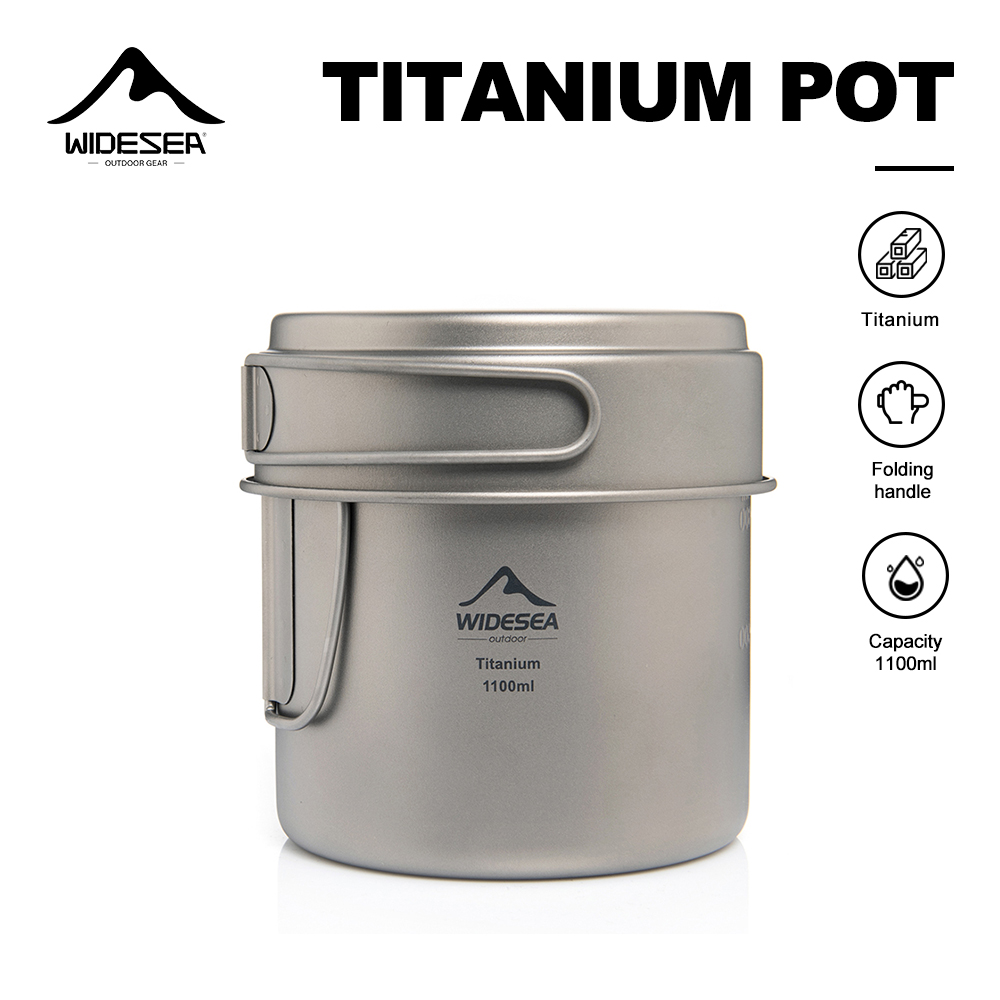 Widesea Ultralight Titanium Ca - Camping Outdoor Cooking Equipment reseña y precio