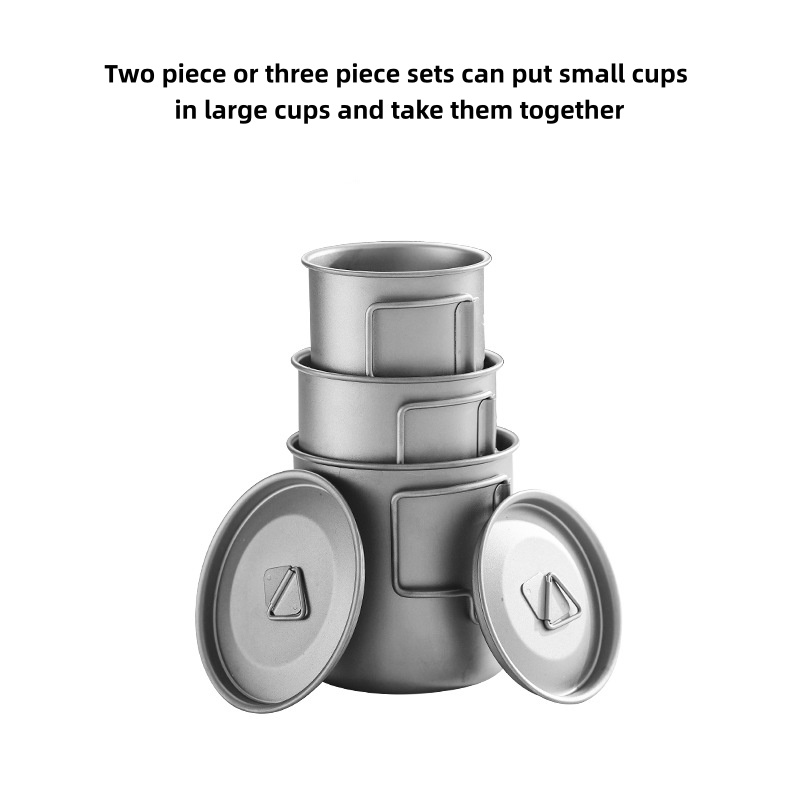 Titanium Camping Mug with Fold - Camping Cooking Unit reseña y precio