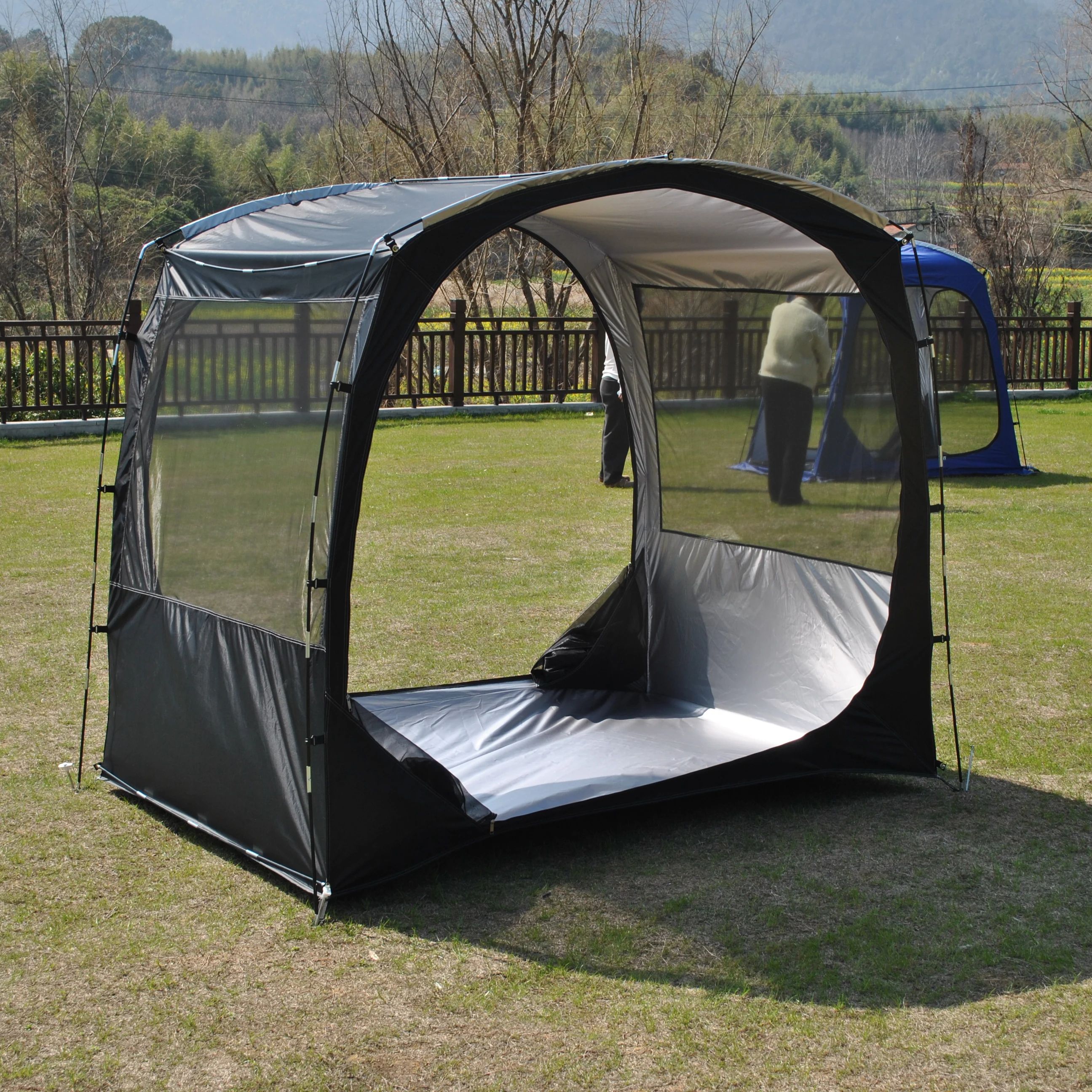 1-3 Person BBQ Mesh Tent Anti- - Camping Cooking Canopy reseña y precio
