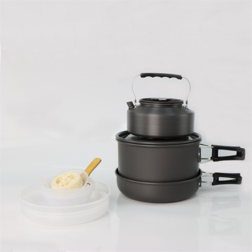 Lightweight Aluminum Alloy Out - Camping Lightweight Cooking Pot reseña y precio