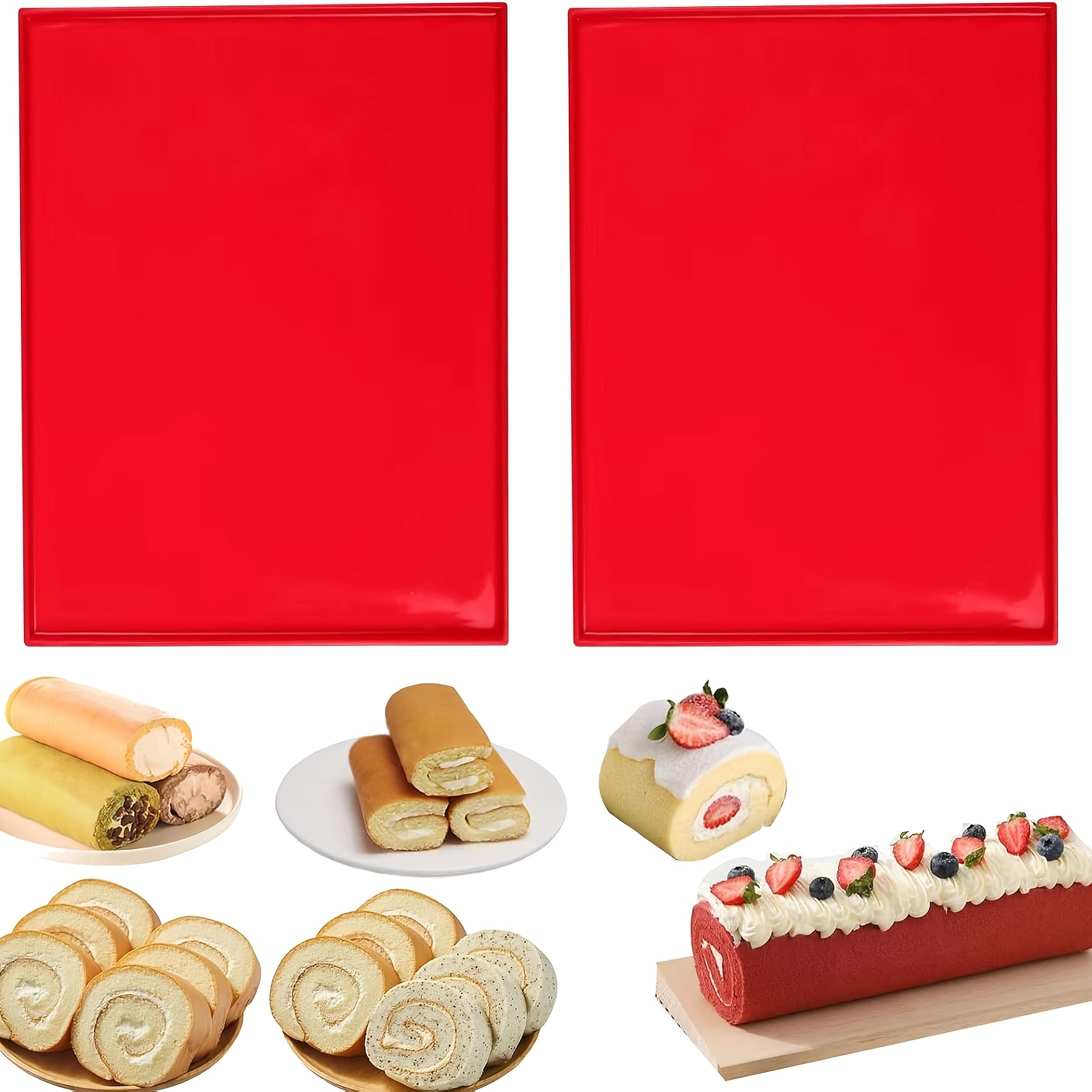 2 Silicone Baking Mats for Swi - Camping Cooking Mat reseña y precio