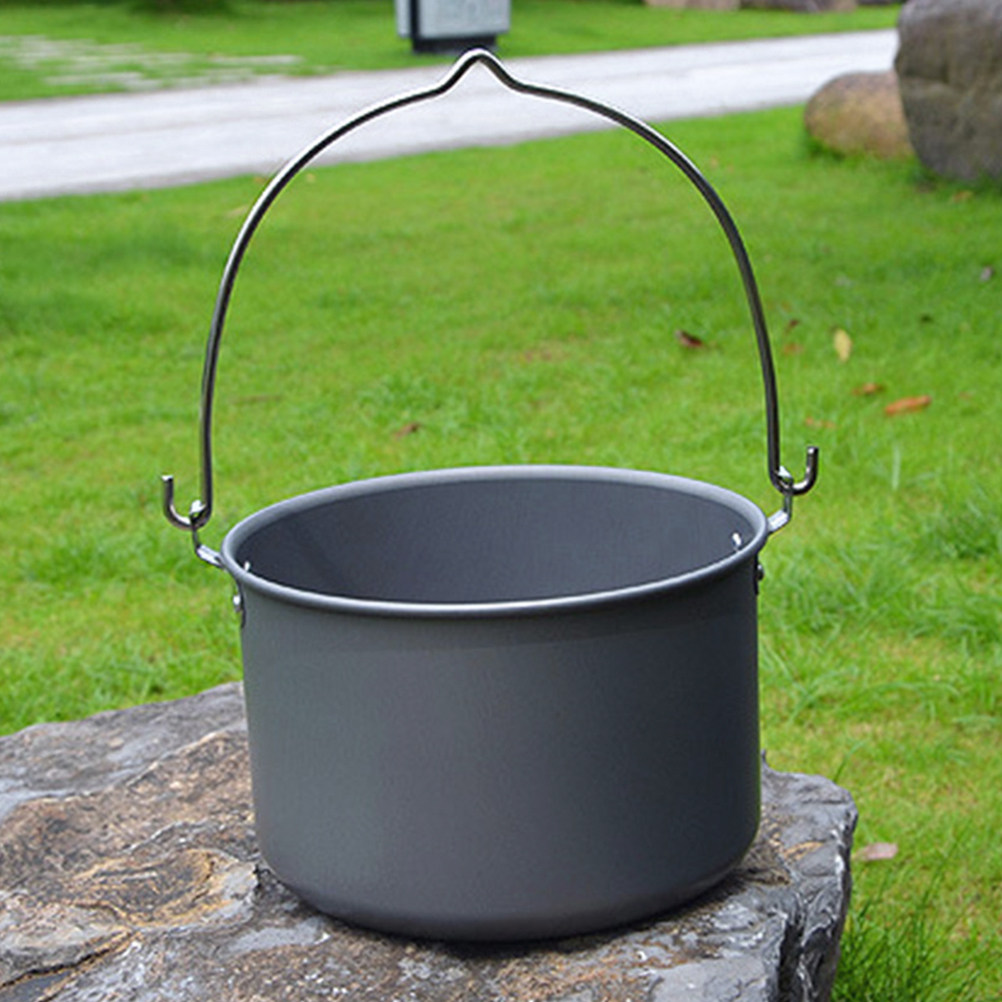 Camping Hanging Pot Large Alum - Camping No Cooking Meals reseña y precio