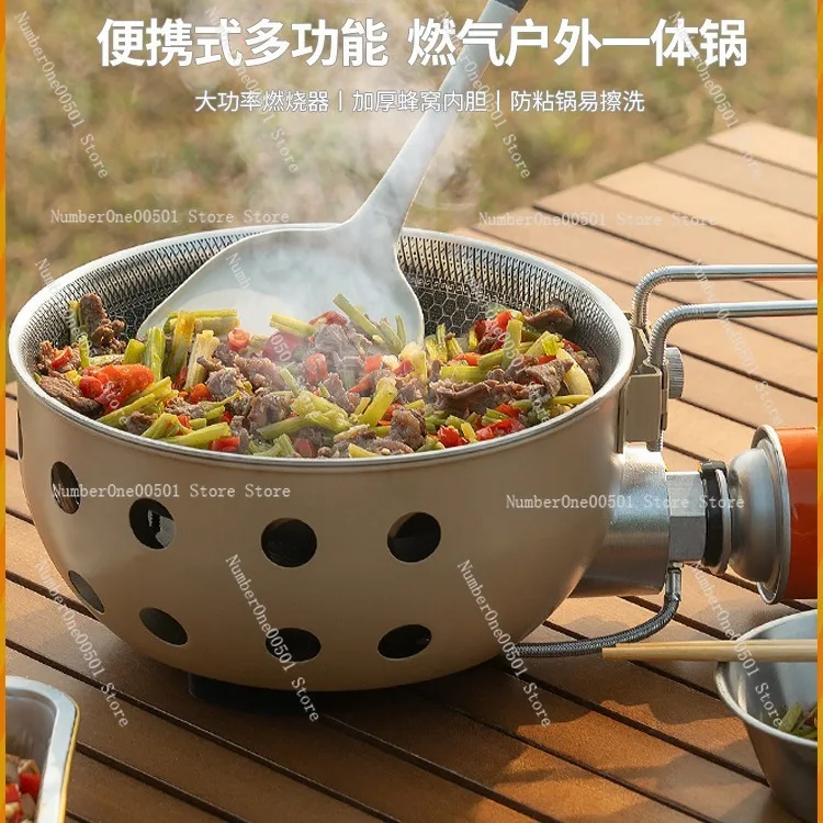 Portable Outdoor Cooking Pot A - Camping Cooking All In One reseña y precio