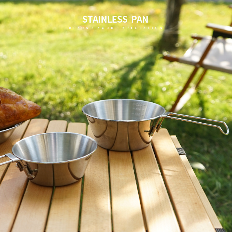 1pc Outdoor Folding Bowl Stain - Camping No Cooking Meals reseña y precio