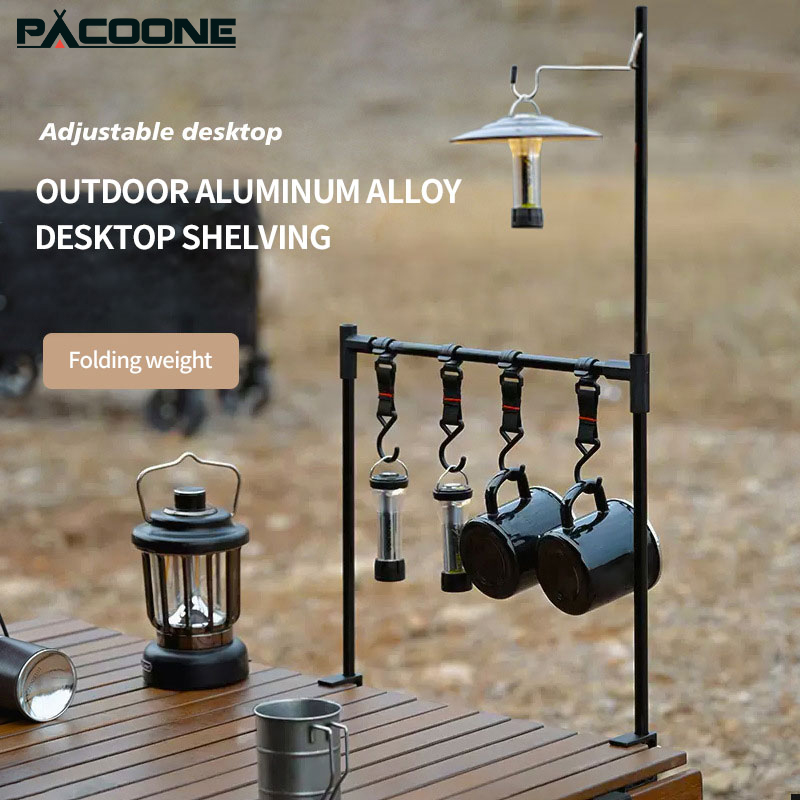 New Camping Shelf IGT Lantern  - Camping Outdoor Cooking Table reseña y precio