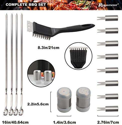 ROMANTICIST 20-Piece Heavy Dut - Camping Cooking Gifts reseña y precio