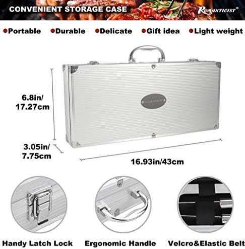 ROMANTICIST 20-Piece Heavy Dut - Camping Cooking Gifts reseña y precio