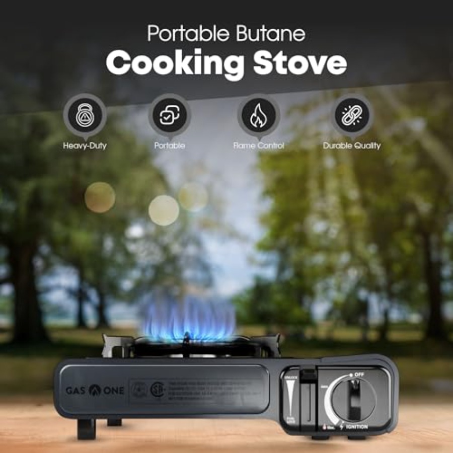GasOne GS-1000G-KIT Butane Gas - Camping Cooking Flat Top reseña y precio