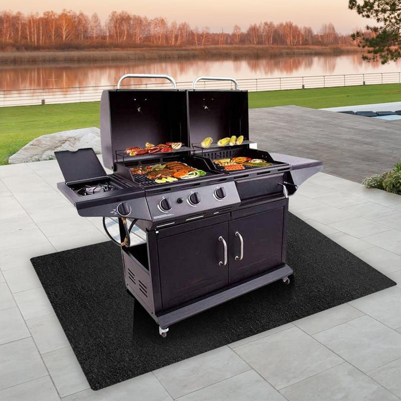 Under Grill Mat Fireplace Fire - Camping Cooking Mat reseña y precio