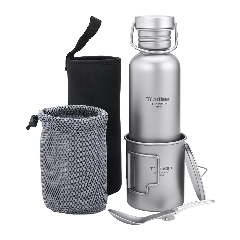 Tiartisan Titanium Cookware 3- - Camping Cooking Unit reseña y precio