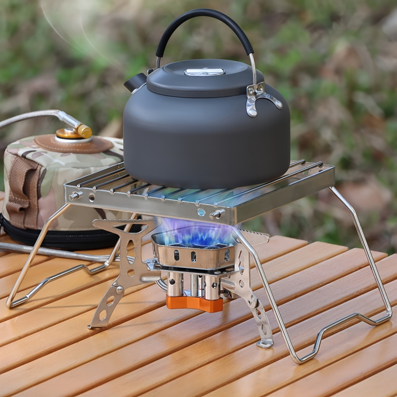 Stainless Steel Stove Stand Ca - Camping Cooking Backpack reseña y precio