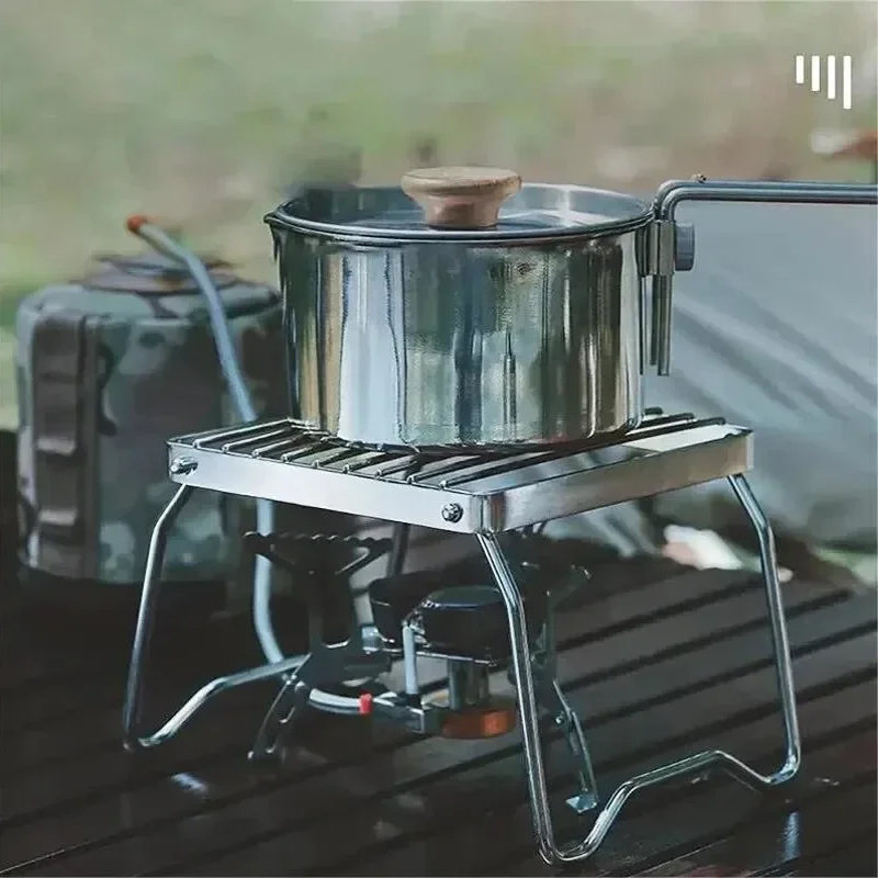 Stainless Steel Stove Stand Ca - Camping Cooking Backpack reseña y precio