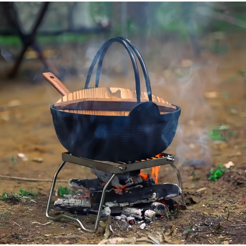 Stainless Steel Stove Stand Ca - Camping Cooking Backpack reseña y precio