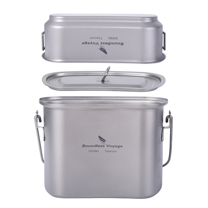 1.5L Outdoor Military Canteen  - Camping Cooking Backpack reseña y precio