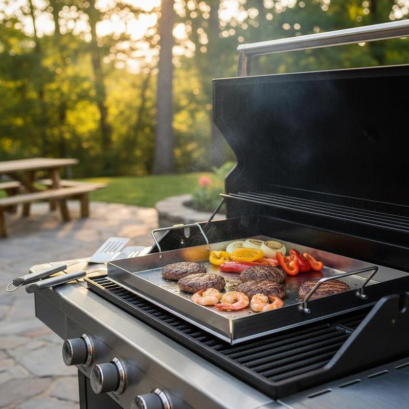 Universal Flat Top Griddle 18x - Camping Cooking Flat Top reseña y precio