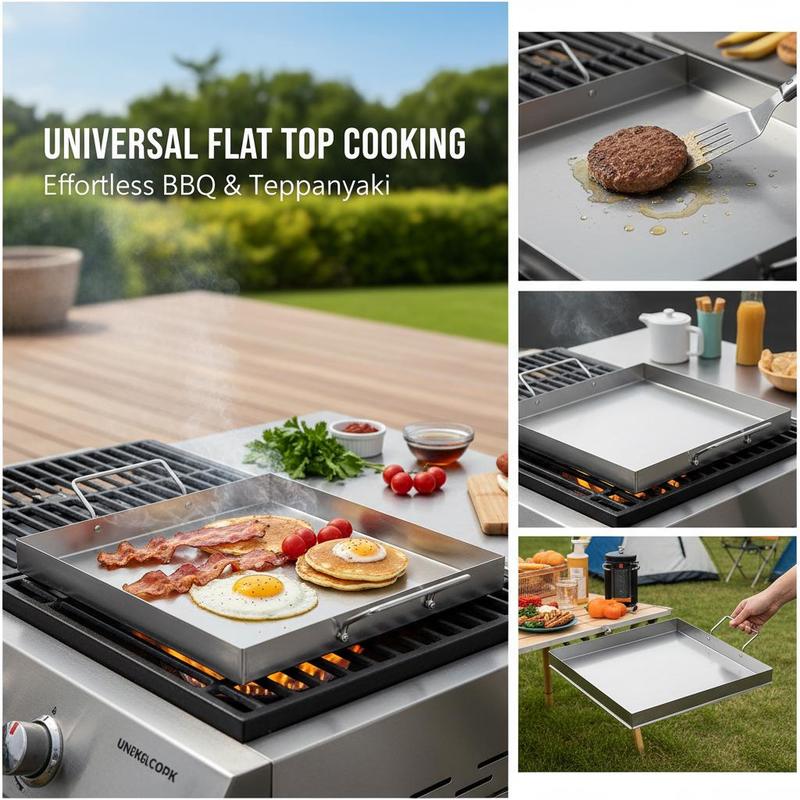 Universal Flat Top Griddle 18x - Camping Cooking Flat Top reseña y precio