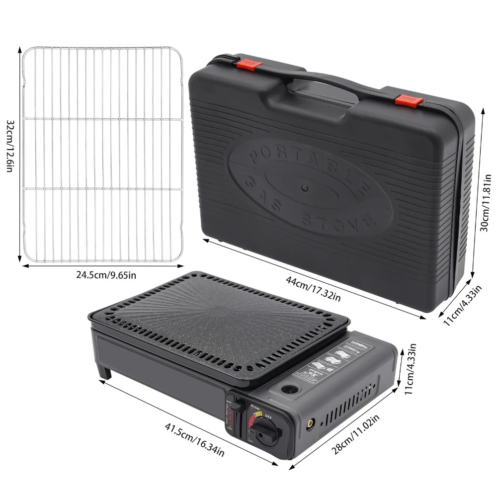 Portable Camping Griddle Butan - Camping Cooking Flat Top reseña y precio