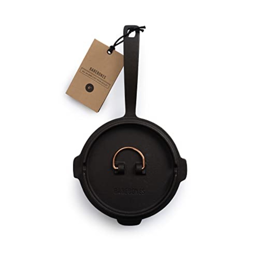 6-Inch All-In-One Cast Iron Sk - Camping Cooking All In One reseña y precio