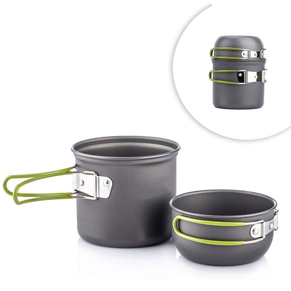 Ultralight Camping Pots Cookwa - Camping Cooking Unit reseña y precio