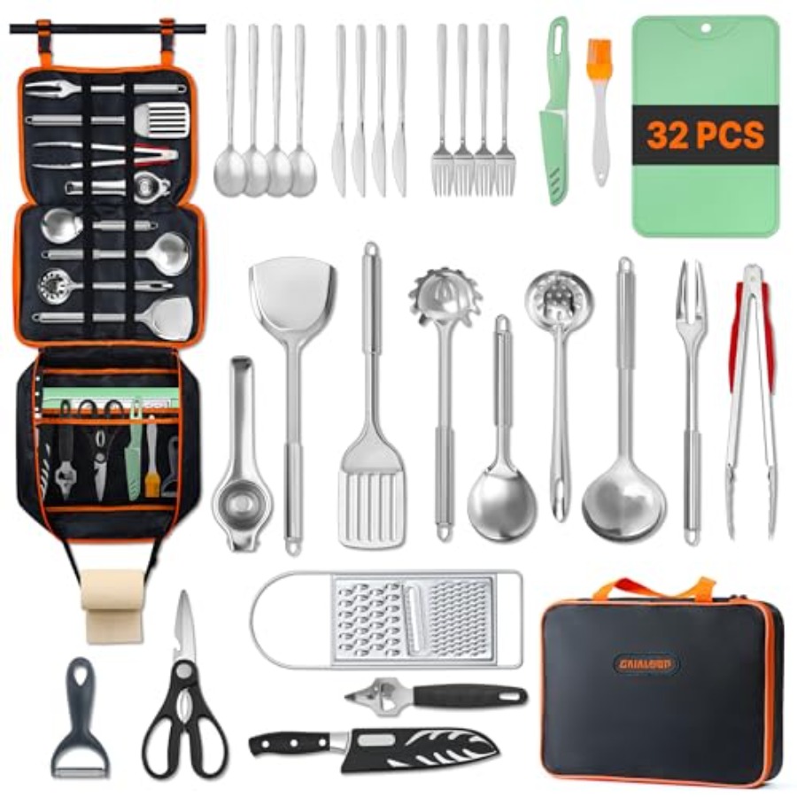 Portable Camping Cooking Utens - Camping Cooking Essentials Kit reseña y precio