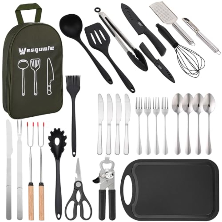 Camping Cooking Essentials Ute - Camping Cooking Essentials Kit reseña y precio