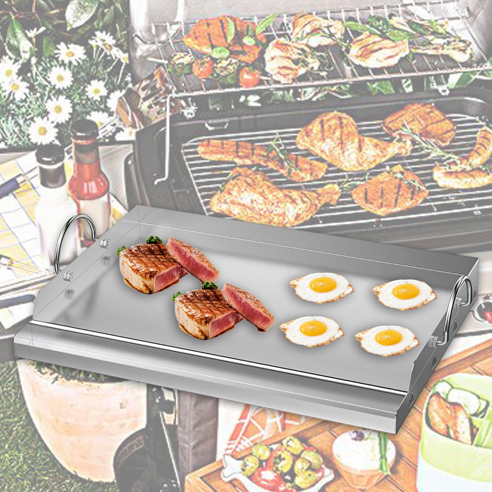 Stainless Steel Cooking Griddl - Camping Cooking Flat Top reseña y precio