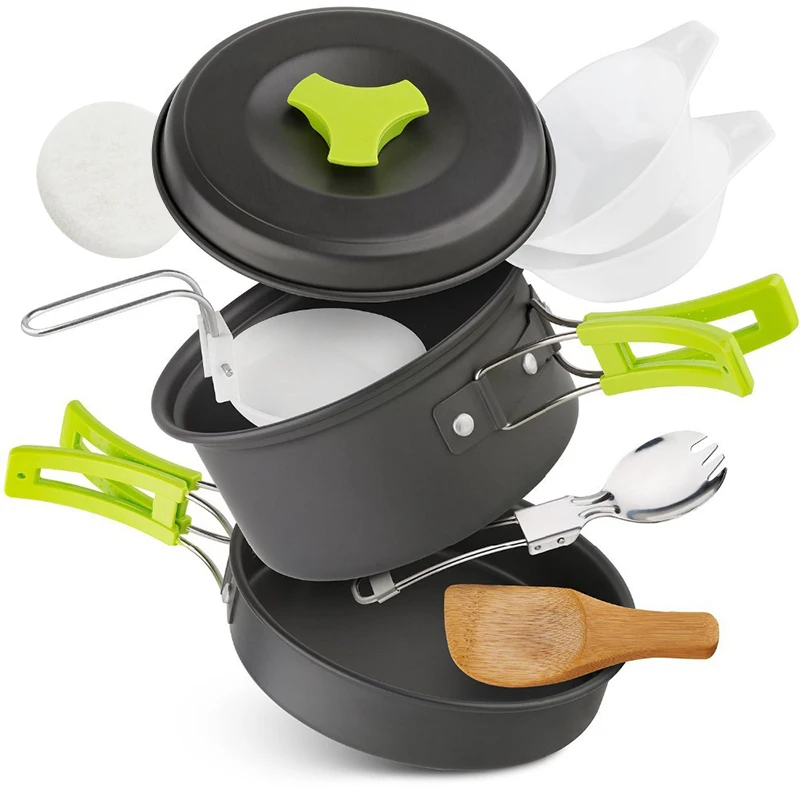 Portable Durable Camping Cookw - Camping Cooking Backpack reseña y precio