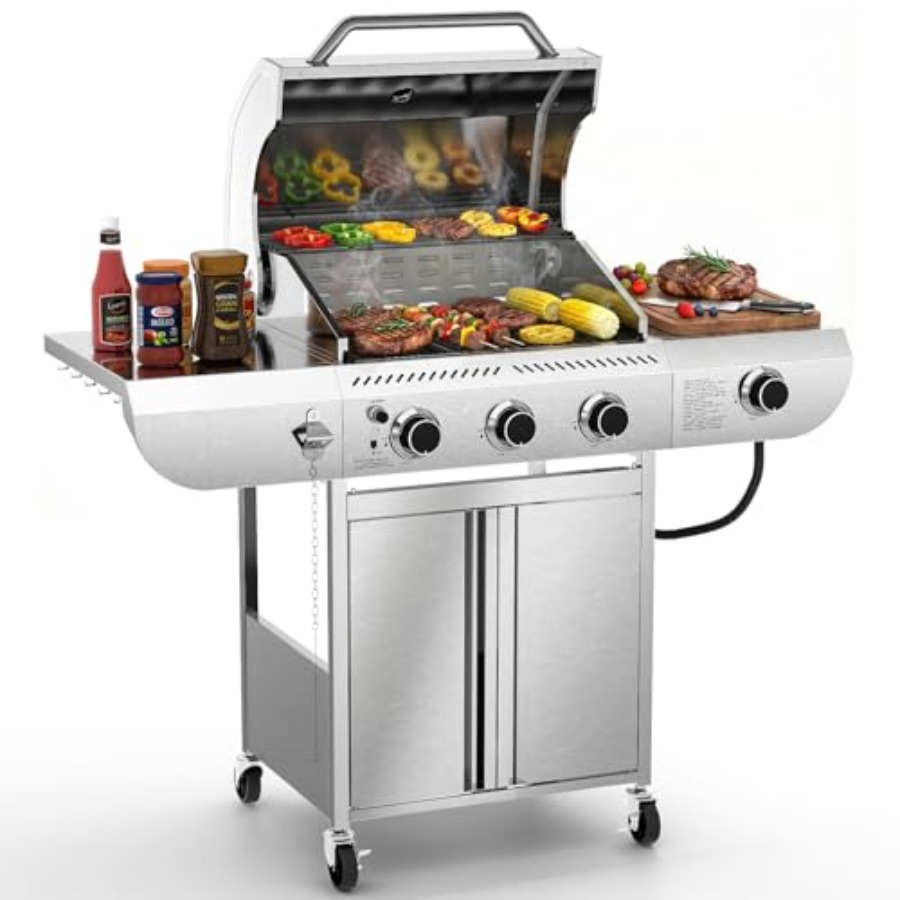 Portable Propane Griddle Table - Camping Cooking Flat Top reseña y precio