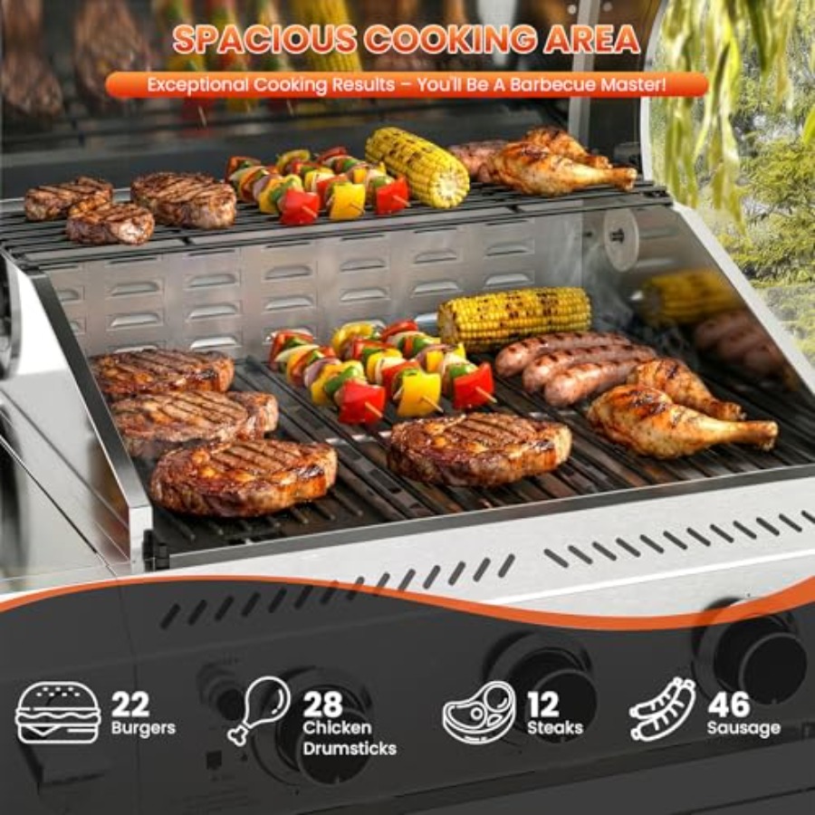 Portable Propane Griddle Table - Camping Cooking Flat Top reseña y precio