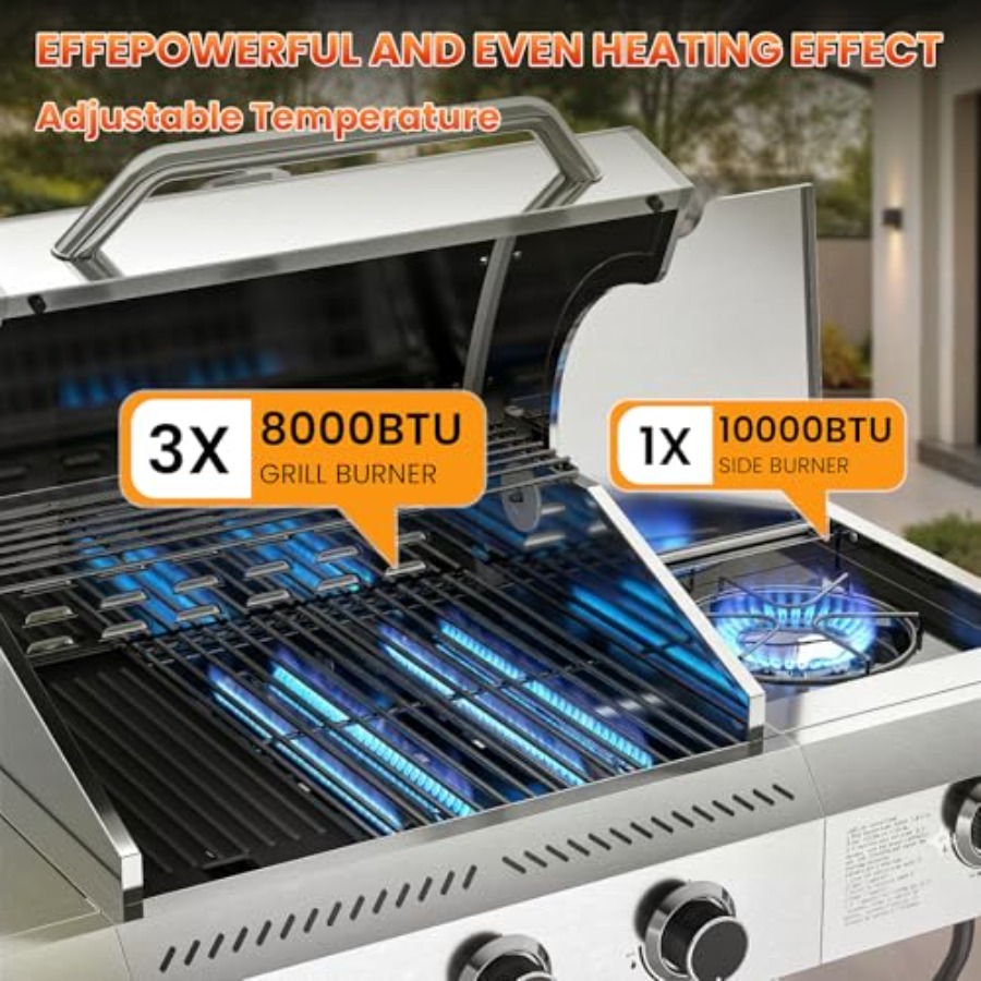 Portable Propane Griddle Table - Camping Cooking Flat Top reseña y precio