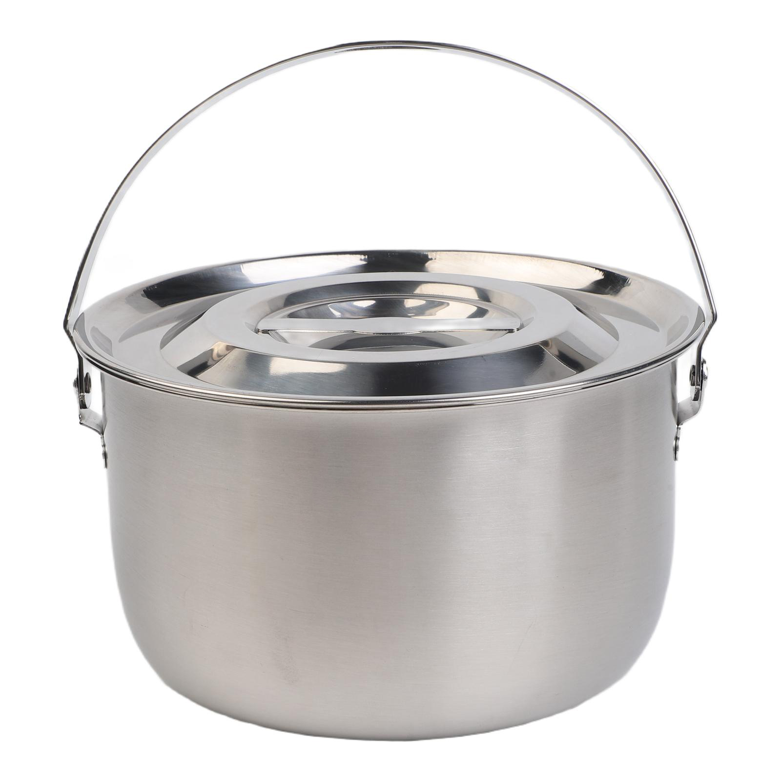 Stainless Steel Camping Cookwa - Camping No Cooking Meals reseña y precio