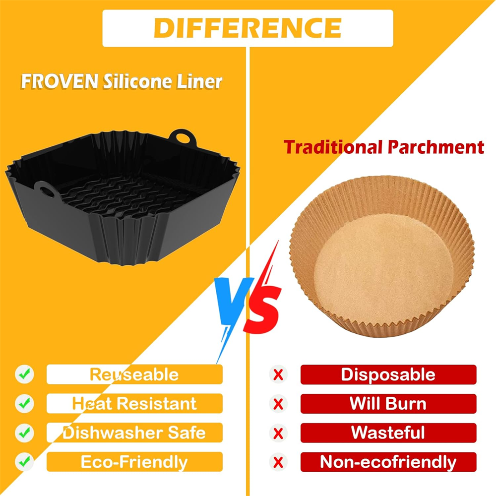 Square Silicone Air Fryer Mats - Camping Cooking Mat reseña y precio
