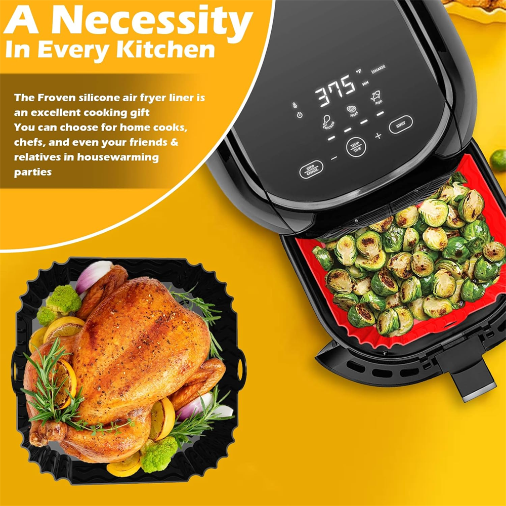 Square Silicone Air Fryer Mats - Camping Cooking Mat reseña y precio
