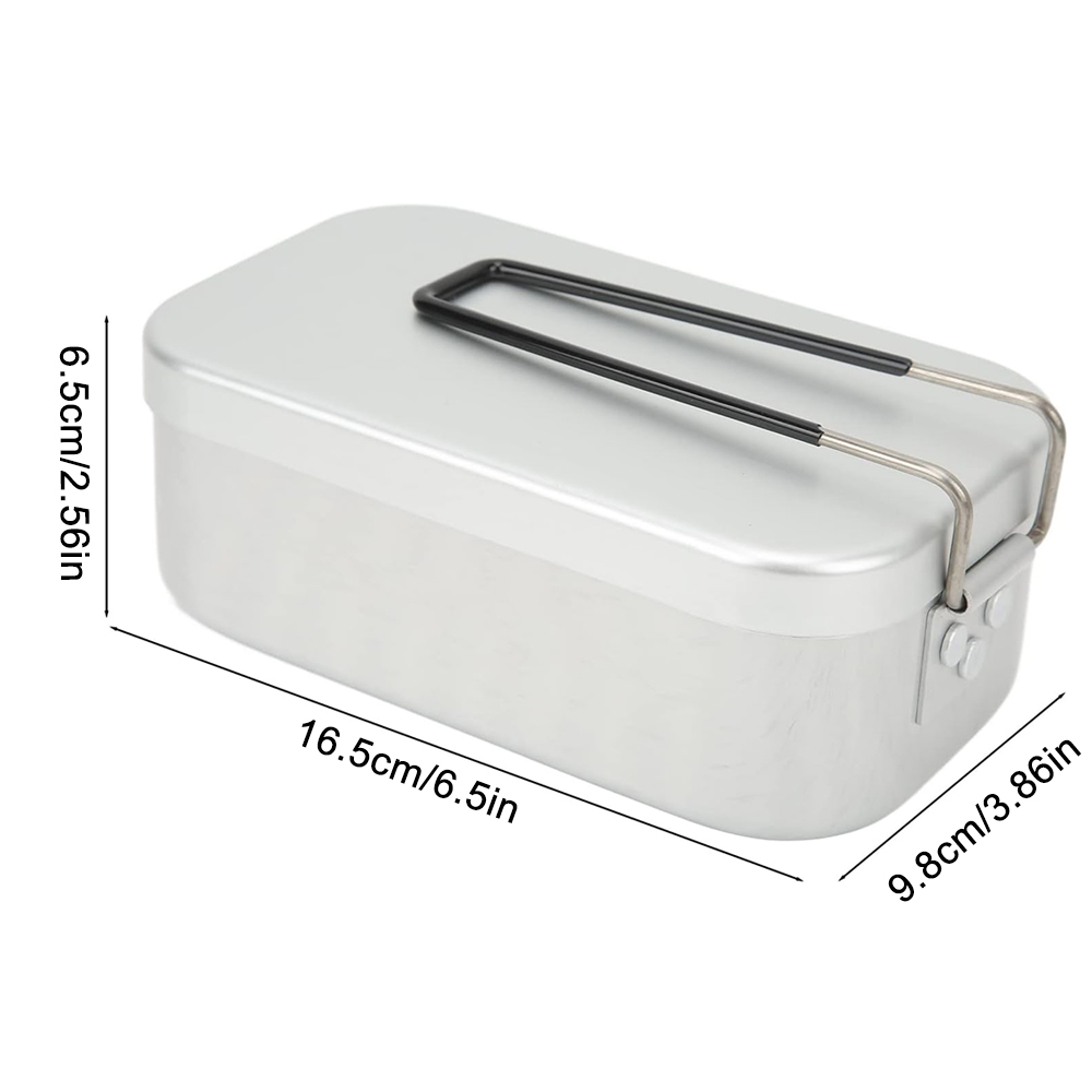 800ML Aluminum Lunch Boxes Out - Camping Outdoor Cooking Table reseña y precio