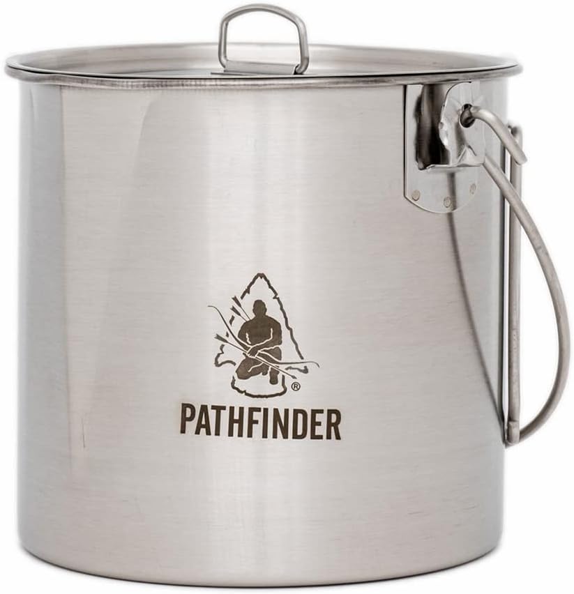 Stainless Steel Bush Pot and L - Camping Lightweight Cooking Pot reseña y precio
