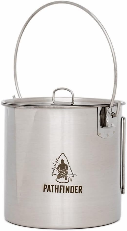 Stainless Steel Bush Pot and L - Camping Lightweight Cooking Pot reseña y precio