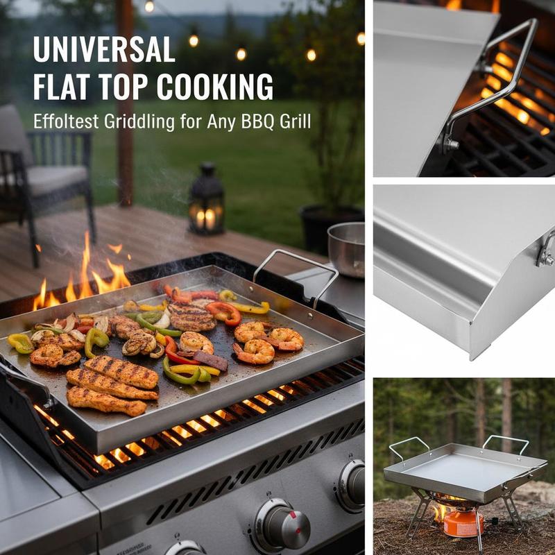 Rectangular Flat Top Plate 17x - Camping Cooking Flat Top reseña y precio