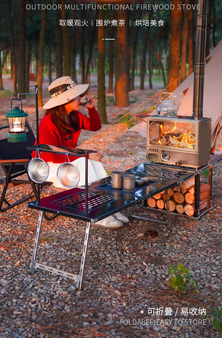 All-In-One Outdoor Stainless S - Camping Cooking All In One reseña y precio