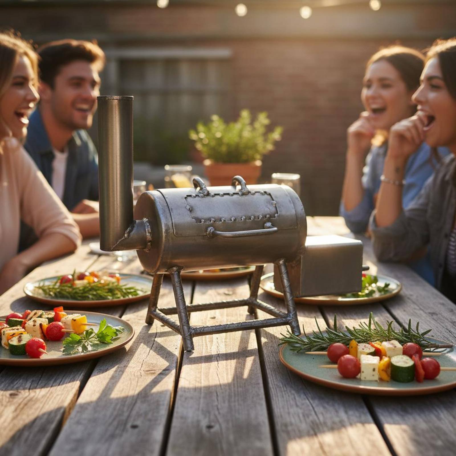 Mini Grill Gift Idea Portable  - Camping Cooking Gifts reseña y precio