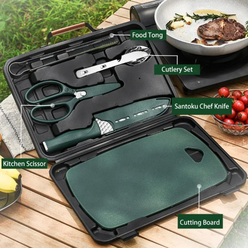 Outdoor Camping Equipment Cook - Camping Cooking Essentials Kit reseña y precio