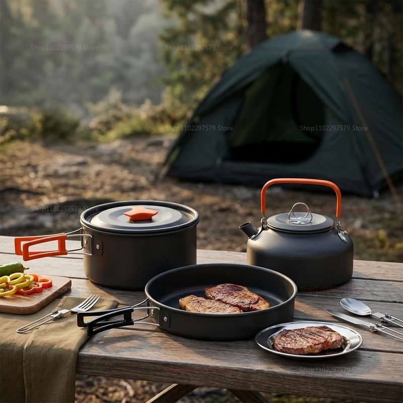 Portable outdoor camping cooki - Camping Cooking Backpack reseña y precio