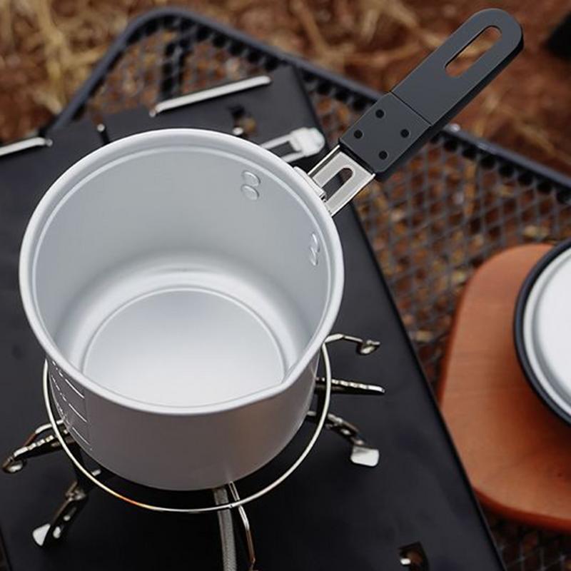 Foldable Camping Pot 700ml Alu - Camping Lightweight Cooking Pot reseña y precio