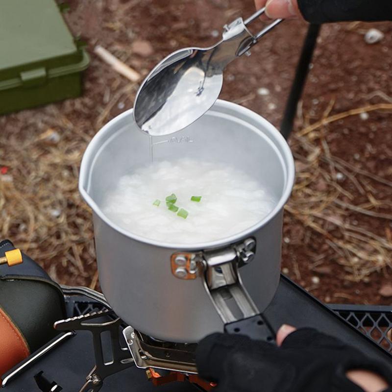 Foldable Camping Pot 700ml Alu - Camping Lightweight Cooking Pot reseña y precio